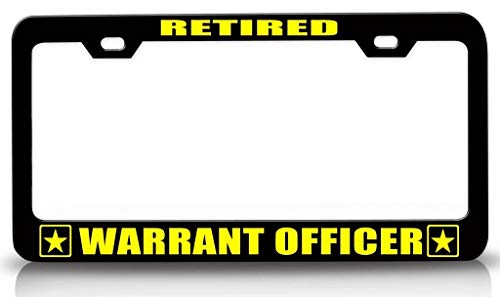 Custom Brother - Retired Warrant Officer Army Metal Car SUV