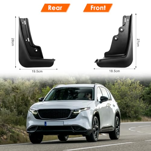 Image of Mud Flaps Splash Guards for 2026 Mazda CX-5 CX5, Durable ABS Mud Guards, Protects Against Mud, Rocks, and Debris, 2026 Mazda CX-5 CX5 Accessories (4PCS)