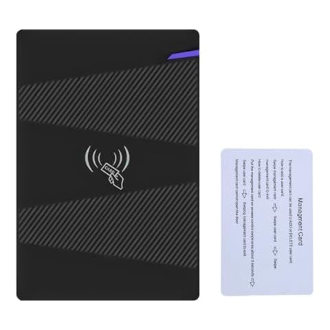 BSTUOKEY Garage Keyless Entry Pad,Access Control Reader,Door Keypad,Wiegand 26 Input,RFID Reader,IP67 Waterproof,15000 User,Gate Opener,managment Card Cover