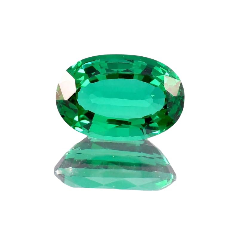 Émeraude naturelle haut de gamme 14x20mm pour bague et pendentif