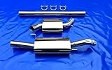 golf g60 rallye syncro  3 Zoll (76mm) Golf 3 III 1x76 Edelstahl Auspuffanlage Sportauspuff VR6 Turbo 16v G60 ohne Gutachten