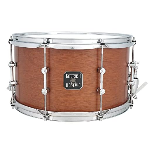 Gretsch Drums Full Range S1-0814SD-MAH 8x14" The Swamp Dawg Snare Drum, Satin Natural