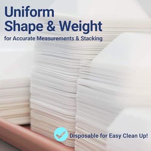 Pure Ponta MDO-AZOC-1030 Weigh Boats Medium - 125 Pack 100Ml Plastic Disposable Trays For Scale, Square Weighing Dishes For Powder Weight, Epoxy, Food Sample Tray - Pour Boat, Anti-Static Polystyrene Lab Dish thumb #7