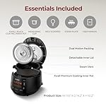 Cuckoo High 6 Cup Electric Heating Pressure Rice Cooker & Warmer – 12 Built-in Programs Including Glutinous (White), Mixed, Brown, GABA, Black Copper - Image 2