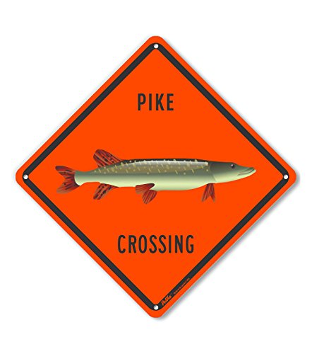 Panneau en aluminium Pike Crossing pour sécuriser les sentiers de randonnée et chemins de campagne