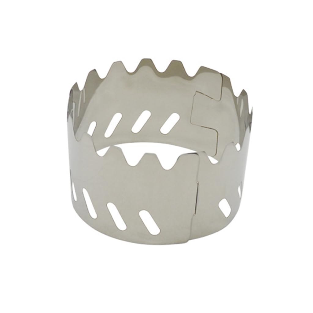 GMBYLBY Camping Alcohols Stove Winds Barrier Windscreen Folding Stainless Cooking Windbreak Plate