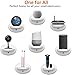 MATONE Small Wall Shelf, Wall Mount Shelves for Google WiFi, Smart Home Speakers & Cellphones, Clever Charging Shelf with Cord Arrangement, Small Space Solutions for Anything Up to 15lbs