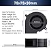 Wathai 75mm x 30mm DC Blower Fan 24V Brushless Cooling Fan for Receiver AV Cabinet PS4 PC Laptop