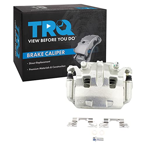 Image of TRQ Front Right Brake Caliper w /Bracket Passenger Side
