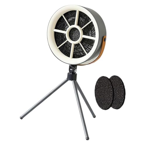 FANSHINUO Ventilador purificador de hollín portátil con textura de campana para hollín y cocina, con filtraciones multicapa, apta para viajes