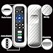 Cover for Roku Stick Remote, Case Compatible with Hisense TV Controller, Silicone Sleeve for TCL Smart TV Control Holder Glow in The Dark White
