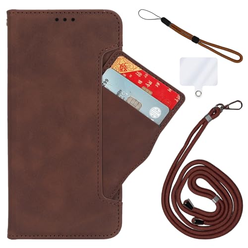 Damolong Funda Tipo Billetera para teléfono Compatible con Xiaomi Mi 9(6.39 Pulgadas), Funda con Tapa de Cuero magnético compatibles para Xiaomi Mi 9