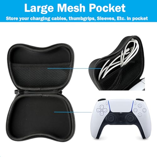 Image of OIVO INDIA Multicolor & Black Universal Travel EVA Game Remote Controller Carrying Case Gaming Accessory Cover Case (Compatible for Xbox One, Xbox, Xbox 360, PS3, PS4, PS5 PS2) (Combo of 2)