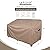 ULTCOVER Patio Furniture Sofa Cover 74W x 35D x 35H inch Waterproof Outdoor 3-Seater Couch Cover