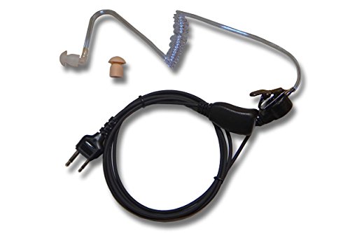 vhbw Casque d'écoute pour Motorola Visar Radio walkie Talkie PTT