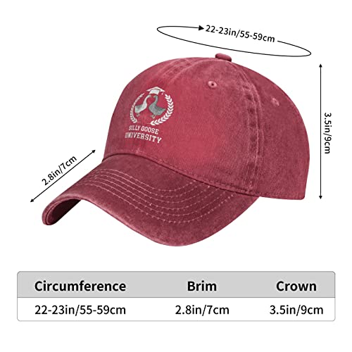Image of Funny Goose Hat Silly Goose On The Loose Hat Men Baseball Hats Funny Cap