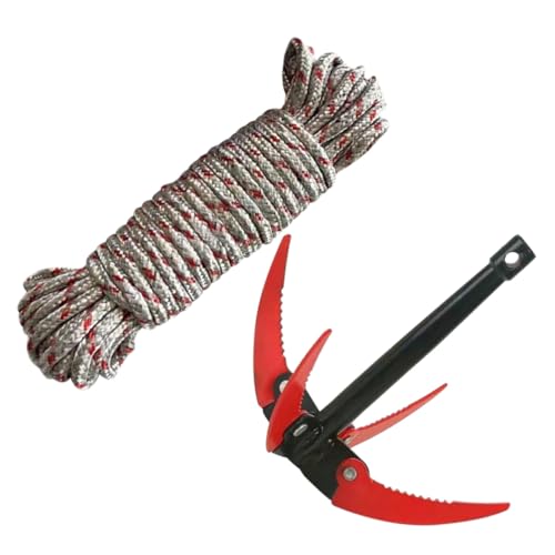 BESTonZON Râteau Aquatique Pliable en Acier Inoxydable pour Jardin et Étang, Outil Désherbage Manuel Tranchantes, Extraction des Plantes Aquatiques, Accessoire Entretien Extérieur