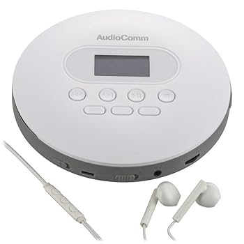 Amazon.co.jp: オーム(OHM) AudioComm ポータブルCDプレーヤー