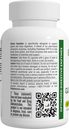 Gluten Guardian 3.0 - Enzyme Supplement with DPP-IV to Support Gluten Digestion – May Help Prevent Bloating, Gas, and Indigestion, 90 Capsules - Image 4