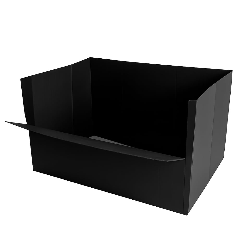 Gitterboxauskleidung aus Kunststoff – Wiederverwendbare HKP-Auskleidung | Schützt vor Nässe & Schmutz | Mit Klappe, faltbar | 1180 x 780 x 780 mm