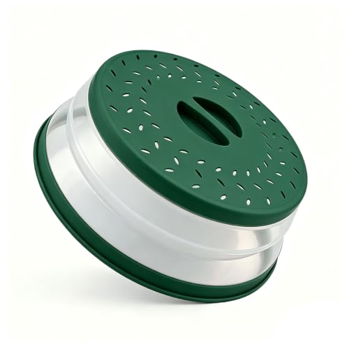 Image of Collapsible Microwave Splatter Cover(Blackish green, 10.5IN)