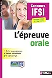  L\'épreuve orale: Concours IFSI