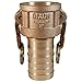 Dixon Valve 75-C-BR, Brass Type C Coupler x Hose Shank (Pack of 5 pcs)