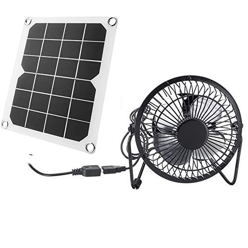Panneau solaire en silicium monocristallin portable 5W pour rester au frais en camping et randonnée