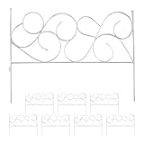 Set: 8 Zaunelemente des Ziergitters als Achteck oder Gerade aneinanderreihen - Max. B ca. 400 cm