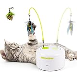 ALL FOR PAWS Interactive Cat Toy, Automatic Fluttering Bug Enrichment Toy for Indoor Kittens, Flying Cat Toy with Motion Sensor, 1 Replacements