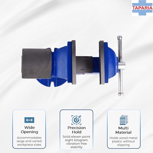 Image of Taparia 125Mm Bench Vice Fixed Base (Bvsgm 05)