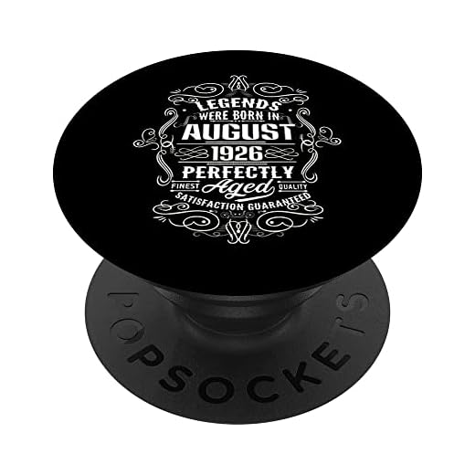 Leyendas Nacieron En Agosto 1926 96 Regalo de Cumpleaños PopSockets PopGrip Intercambiable