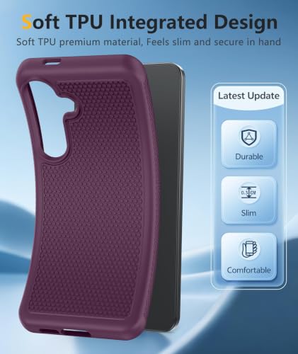 Image of FNTCASE for Samsung Galaxy S26-FE Case: Non Slip TPU 14FT Military Grade