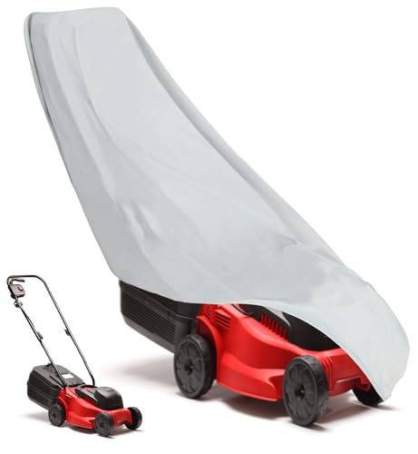 Housse De Tondeuse à Gazon Poussée, Housse De Protection Tondeuse à Gazon Imperméable Et Robuste, 600D Universelle Pour Tondeuse à Gazon D'extérieur Avec...
