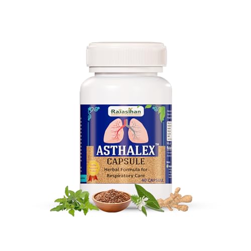 RAJASTHAN AUSHDHALAYA Asthalex Capsule Useful For Respiratory Care Pack 1(40 Capsule)