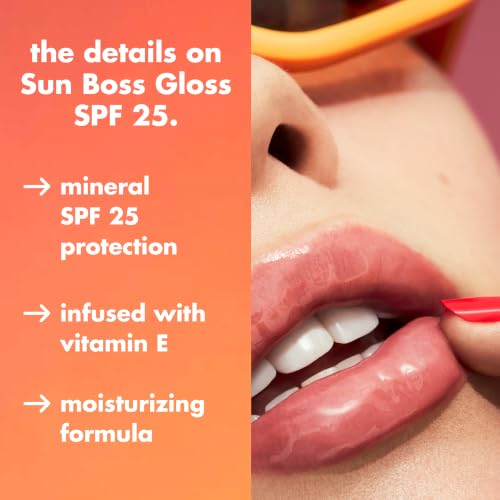 Image of e.l.f. Sun Boss Gloss SPF 25, Pigmented Lip Gloss For A High-Shine Finish, Moisturising & Conditioning Formula, Vegan & Cruelty-Free, It's Your Mauve