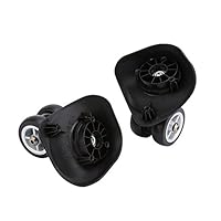 Rodas de Malas de Plástico Substituição, Roda de Substituição de Bagagem Universal 2pcs para a Maioria das Bagagens