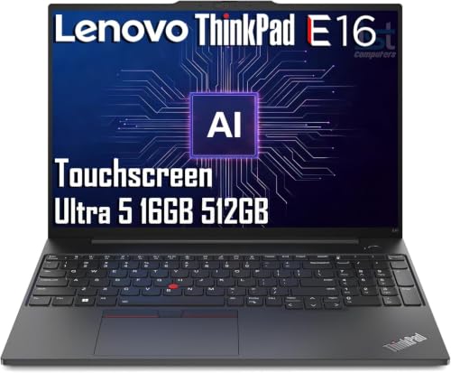 Image of Lenovo ThinkPad E16, 16 inch Touchscreen, Ultra 5 125U, 16GB DDR5, 512GB SSD
