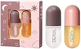 💋 【Cuidado 24 Horas / Doble Efecto】 Usa el que tiene menta por la noche como mascarilla para dormir y hará que tus labios sean más suaves y suaves.