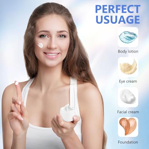 15 Pcs Cosmetic Sample Jars with Lids, 50 ML Empty Plastic Cosmetic Jars with Lids - Image 3