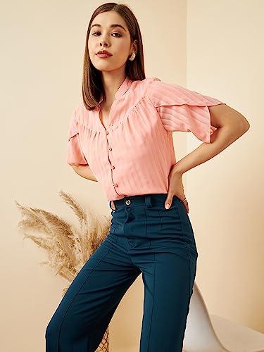 Image of Rare Women's Solid Regular Fit Blouse