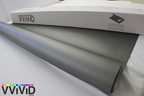 Image of VviViD XPO Charcoal Matte Gunmetal Vinyl Wrap Roll with Air Release Technology (1.5FT x 5FT)