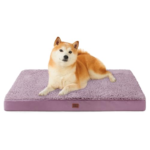 Image of EHEYCIGA Orthopedic Dog Bed Large with Removable Washable Cover, 36x27