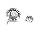Silvershake 5mm Natural Round Shape Moonstone 925 Sterling Silver Victorian Style Stud Earrings
