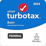 TurboTax Basic 2022 Tax Software, Federal Only Tax Return, [Amazon Exclusive] [PC/MAC Download]