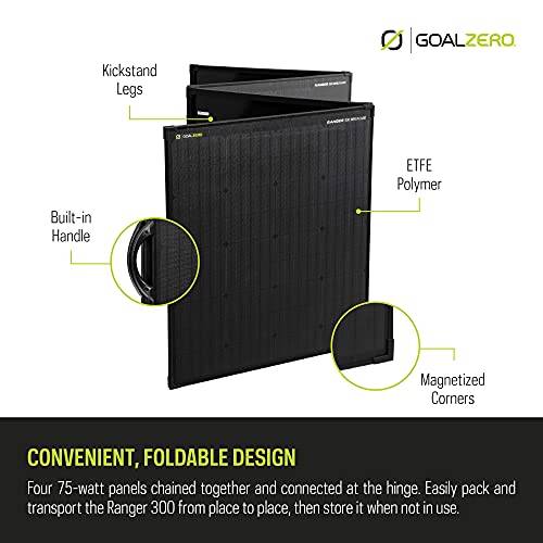 Goal Zero Ranger 300 Briefcase Solar Panels, Portable 300-Watt Solar Panels, Flexible Solar Panels for Outdoor Charging Station - Image 6