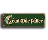 Einseitig bedruckt, mit einem rustikalen Vintage-Look.