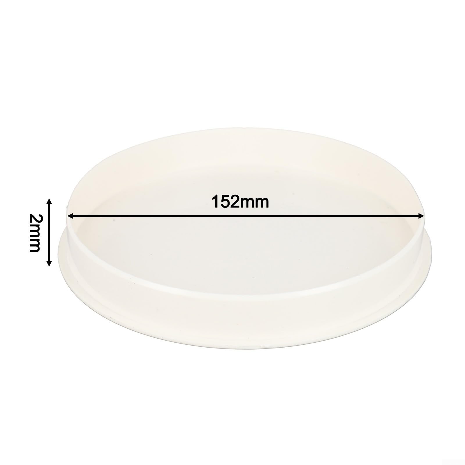 Zilimontt Bouchon de protection de canalisation en PVC - Étanche - 50-160 mm - Blanc (160 mm)