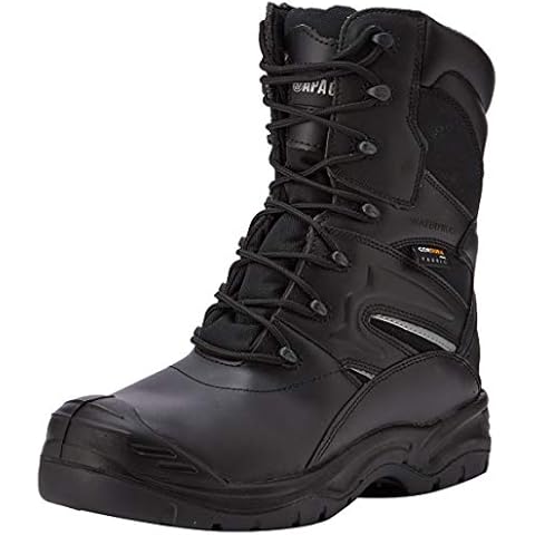 Apache Men Combat Safety Boots, Black (Black), 9 UK 43 EU Cover