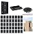 Muzata 40Pcs Deck Railing Brackets Connectors Rail Support Kit for 2x4(1.5"×3.5") Railing with 246pcs Screws Wooden Fance Handrail Wood Railing System Cable Railing Baluster Railing, WT11